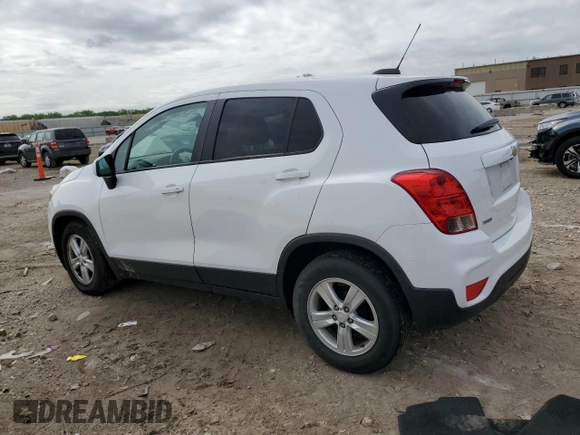 2020 Chevrolet Trax LS z VIN 3GNCJKSB2LL119140, wystawiony jako Copart lot #54977365 z przebiegiem 60 697 mil mil oraz Szkoda całkowita • Salvage title. Historia ofert i sprzedaży dostępna na DreamBid. Obrazek 2.