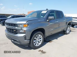 2020 Chevrolet Silverado 1500 Custom with VIN 3GCPWBEH0LG230256, listed as a IAAI auction lot 41883052 with 120,177 mi miles. Bid and sale history available at carsss.com. Image 2.