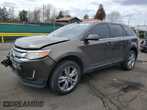 2011 Ford Edge Limited with VIN 2FMDK3KCXBBB03699, listed as a Copart auction lot 52440865 with 169,466 mi miles and Salvage Title. Bid and sale history available at carsss.com. Image 1.