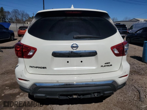 2019 Nissan Pathfinder S z VIN 5N1DR2MM7KC595961, wystawiony jako Copart lot #50716175 z przebiegiem 107 677 mil mil oraz Szkoda całkowita • Salvage title. Historia ofert i sprzedaży dostępna na DreamBid. Obrazek 6.