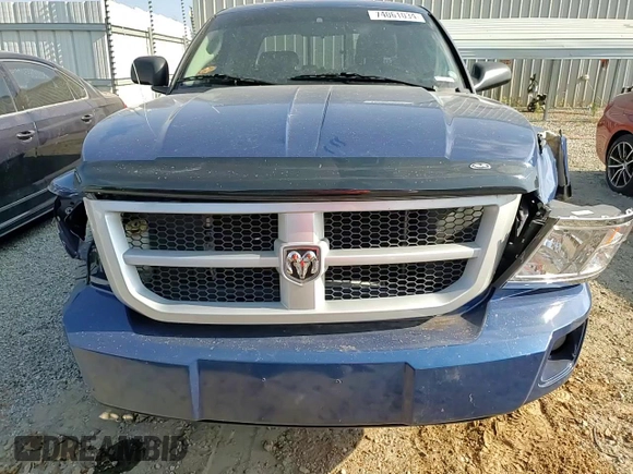 2008 Dodge Dakota SXT with VIN 1D7HE38K78S628610, listed as a Copart auction lot 74061034 with 132,707 mi miles and Salvage Title. Bid and sale history available at DreamBid. Image 11.