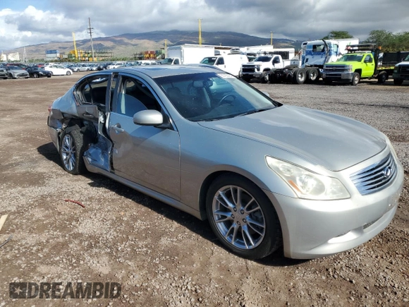2008 Infiniti G35 with VIN JNKBV61EX8M205707, listed as a Copart auction lot 85795424 with Not Provided miles and Clean Title. Bid and sale history available at DreamBid. Image 4.