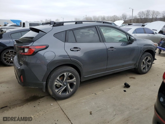 2024 Subaru Crosstrek Premium with VIN JF2GUADC6R8883714, listed as a Copart auction lot 43417835 with 3,650 mi miles and Salvage Title. Bid and sale history available at carsss.com. Image 3.