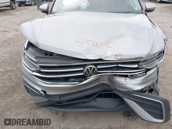 2023 Volkswagen Tiguan SE with VIN 3VV3B7AX1PM137324, listed as a IAAI auction lot 42378045 with 35,187 mi miles and . Bid and sale history available at DreamBid. Image 10.