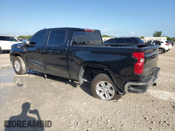 2024 Chevrolet Silverado 1500 LT with VIN 1GCPACEK7RZ172204, listed as a Copart auction lot 77741014 with 9,590 mi miles and Salvage Title. Bid and sale history available at DreamBid. Image 2.