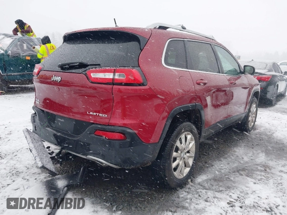 2014 Jeep Cherokee Limited z VIN 1C4PJMDS6EW241242, wystawiony jako IAAI lot #41546746 z przebiegiem 43 367 mil mil oraz . Historia ofert i sprzedaży dostępna na DreamBid. Obrazek 4.