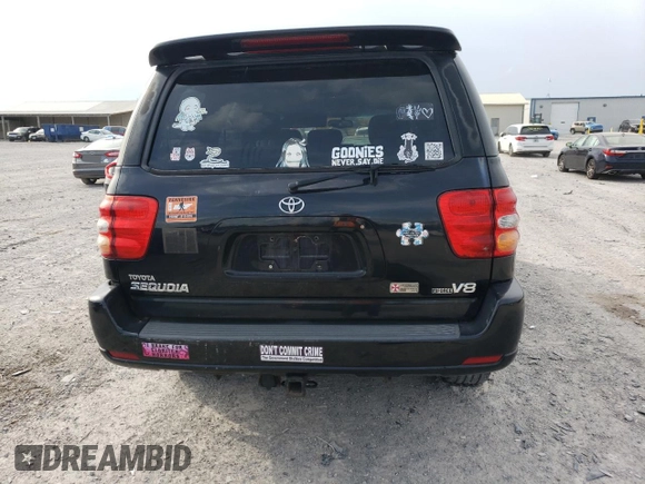 2003 Toyota Sequoia Limited with VIN 5TDBT48A03S168212, listed as a Copart auction lot 51605175 with 373,143 mi miles and Clean Title. Bid and sale history available at DreamBid. Image 6.