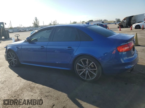 2016 Audi S4 Premium Plus with VIN WAUBGAFL5GA007622, listed as a Copart auction lot 48794095 with 93,256 mi miles and Salvage Title. Bid and sale history available at carsss.com. Image 2.
