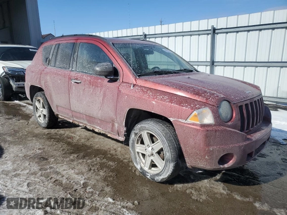 2007 Jeep Compass Sport with VIN 1J8FF47WX7D140756, listed as a Copart auction lot 46310845 with 165,628 mi miles and Salvage Title. Bid and sale history available at carsss.com. Image 4.