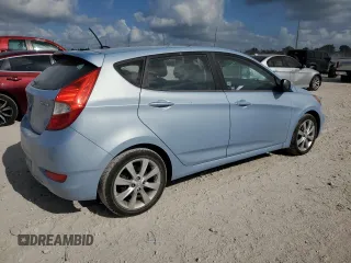 2012 Hyundai Accent SE with VIN KMHCU5AE3CU012287, listed as a Copart auction lot 60224945 with 62,583 mi miles and Salvage title. Bid and sale history available at DreamBid. Image 3.
