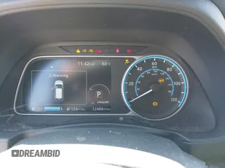 2020 Nissan LEAF SV with VIN 1N4AZ1CP4LC307981, listed as a IAAI auction lot 42068236 with 32,488 mi miles and . Bid and sale history available at DreamBid. Image 7.