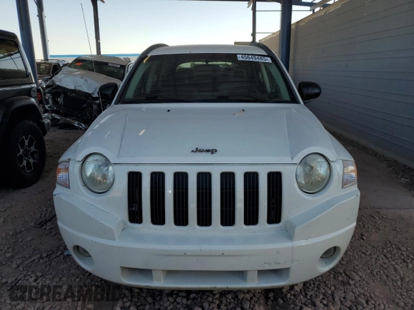 2007 Jeep Compass Sport with VIN 1J8FT47W87D146242, listed as a Copart auction lot 45649485 with 144,860 mi miles and Salvage Title. Bid and sale history available at carsss.com. Image 5.