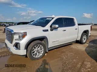 2020 GMC Sierra 1500 Denali with VIN 1GTU9FEL1LZ109497, listed as a Copart auction lot 57228625 with 54,267 mi miles and Salvage title. Bid and sale history available at DreamBid. Image 1.