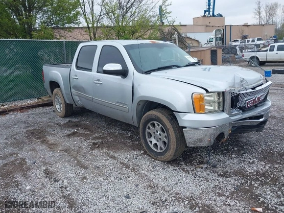 2013 GMC Sierra 1500 SLT with VIN 3GTP2WE74DG224066, listed as a IAAI auction lot 41990545 with 169,296 mi miles. Bid and sale history available at carsss.com. Image 1.