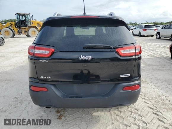 2017 Jeep Cherokee Latitude with VIN 1C4PJMCB0HW520725, listed as a Copart auction lot 53493485 with 74,333 mi miles and Salvage Title. Bid and sale history available at DreamBid. Image 6.