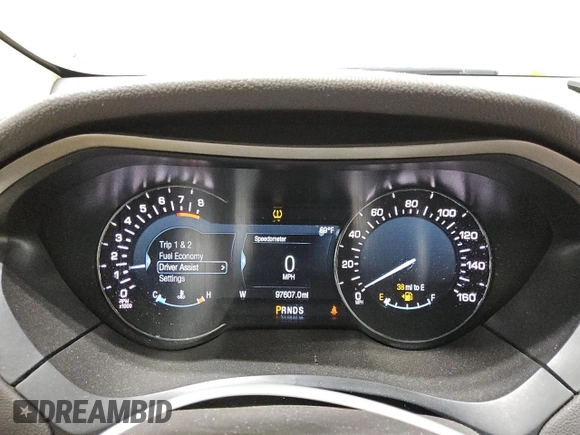 2017 Lincoln MKZ Select with VIN 3LN6L5D9XHR653644, listed as a Copart auction lot 53735965 with 97,607 mi miles and Clean title. Bid and sale history available at DreamBid. Image 9.