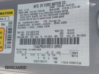 2024 Ford Mustang EcoBoost z VIN 1FAGP8UH4R5118907, wystawiony jako IAAI lot #42609174 z przebiegiem Nie podano mil oraz . Historia ofert i sprzedaży dostępna na DreamBid. Obrazek 9.