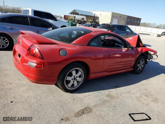 2002 Mitsubishi Eclipse GT with VIN 4A3AC84H92E106976, listed as a Copart auction lot 50069274 with 196,371 mi miles and Salvage Title. Bid and sale history available at carsss.com. Image 3.