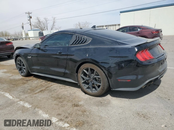 2020 Ford Mustang GT with VIN 1FA6P8CF9L5181701, listed as a Copart auction lot 50621205 with 40,152 mi miles and Salvage Title. Bid and sale history available at carsss.com. Image 2.