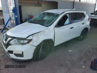 2017 Nissan Rogue S with VIN JN8AT2MT7HW132844, listed as a Copart auction lot 51873665 with 77,664 mi miles and Salvage Title. Bid and sale history available at carsss.com. Image 1.