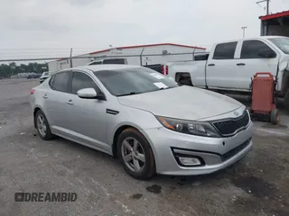 2014 Kia Optima LX with VIN 5XXGM4A71EG321542, listed as a IAAI auction lot 42739116 with 188,007 mi miles and . Bid and sale history available at DreamBid. Image 1.