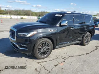2024 Infiniti QX80 Sensory z VIN JN8AZ2BE9R9331493, wystawiony jako Copart lot #51795765 z przebiegiem 39 326 mil mil oraz Szkoda całkowita • Salvage title. Historia ofert i sprzedaży dostępna na DreamBid. Obrazek 1.