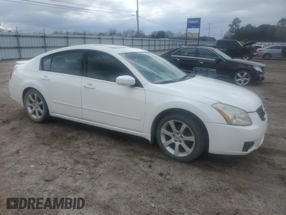 2008 Nissan Maxima 3.5 SE with VIN 1N4BA41E68C824687, listed as a Copart auction lot 46635755 with 222,075 mi miles and Salvage Title. Bid and sale history available at carsss.com. Image 4.