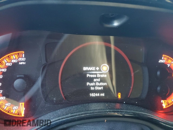2021 Dodge Durango SRT Hellcat with VIN 1C4SDJH91MC683031, listed as a Copart auction lot 70632594 with 16,244 mi miles and Salvage Title. Bid and sale history available at DreamBid. Image 9.