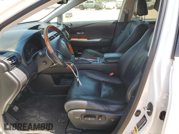 2012 Lexus RX 450h with VIN JTJBC1BA8C2430361, listed as a Copart auction lot 57565095 with 261,038 mi miles and Salvage title. Bid and sale history available at DreamBid. Image 7.