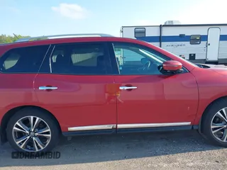 2017 Nissan Pathfinder Platinum with VIN 5N1DR2MM8HC604899, listed as a IAAI auction lot 42201810 with 48,215 mi miles and . Bid and sale history available at DreamBid. Image 13.
