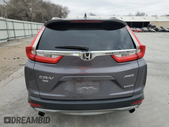 2017 Honda CR-V Touring with VIN 5J6RW2H97HL060219, listed as a Copart auction lot 45497645 with 144,724 mi miles and Salvage Title. Bid and sale history available at carsss.com. Image 6.