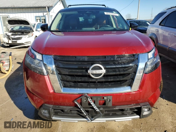 2022 Nissan Pathfinder Platinum with VIN 5N1DR3DK8NC269210, listed as a Copart auction lot 46353535 with 63,491 mi miles and Salvage title. Bid and sale history available at DreamBid. Image 5.