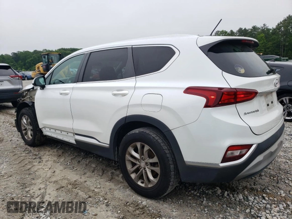 2019 Hyundai Santa Fe SE with VIN 5NMS2CAD2KH001241, listed as a Copart auction lot 58469295 with 111,853 mi miles and Salvage title. Bid and sale history available at DreamBid. Image 2.