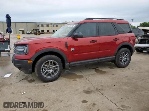 2025 Ford Bronco Sport Big Bend with VIN 3FMCR9BN8SRE50686, listed as a Copart auction lot 59564705 with 689 mi miles and Salvage title. Bid and sale history available at DreamBid. Image 1.