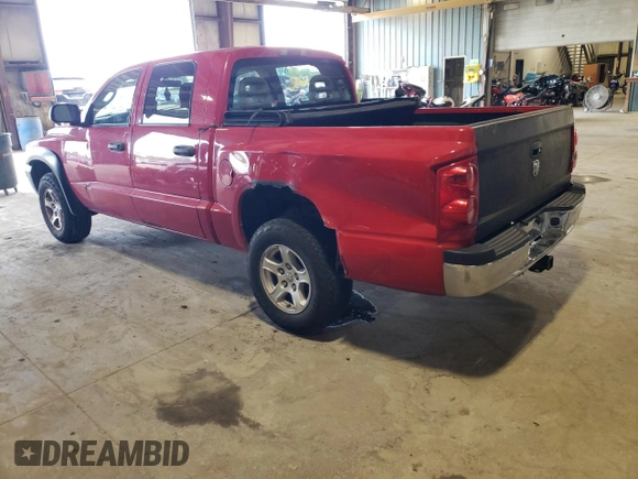 2005 Dodge Dakota SLT with VIN 1D7HE48K95S293853, listed as a Copart auction lot 69125054 with 162,554 mi miles and Salvage Title. Bid and sale history available at DreamBid. Image 2.