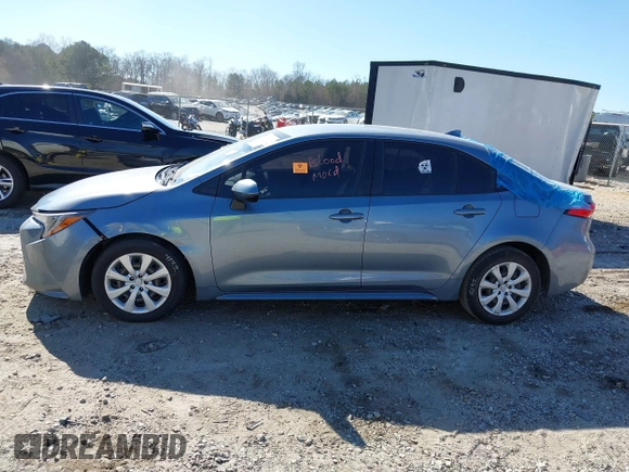 2020 Toyota Corolla LE with VIN JTDEPRAE9LJ092837, listed as a IAAI auction lot 41684690 with 97,113 mi miles. Bid and sale history available at carsss.com. Image 14.