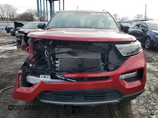 2021 Ford Explorer XLT with VIN 1FMSK8DH9MGC51416, listed as a Copart auction lot 46912555 with 34,271 mi miles and Salvage Title. Bid and sale history available at DreamBid. Image 5.