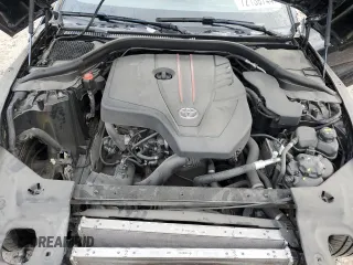 2021 Toyota GR Supra 2.0 with VIN WZ1DB2C02MW045335, listed as a Copart auction lot 72138744 with 37,882 mi miles and Salvage Title. Bid and sale history available at carsss.com. Image 11.