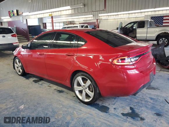 2013 Dodge Dart GT with VIN 1C3CDFCB7DD329363, listed as a Copart auction lot 57789405 with 120,892 mi miles and Salvage title. Bid and sale history available at DreamBid. Image 2.