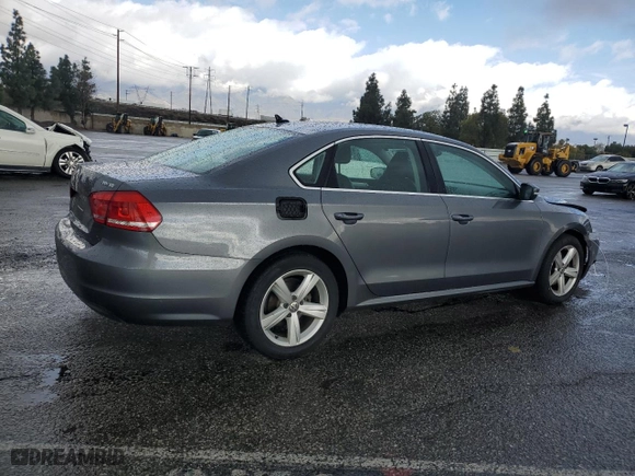 2013 Volkswagen Passat TDI SE with VIN 1VWBN7A34DC151534, listed as a Copart auction lot 47893205 with 121,441 mi miles and Salvage Title. Bid and sale history available at carsss.com. Image 3.