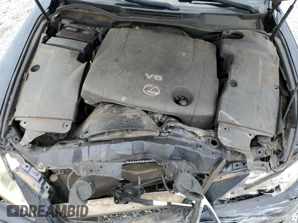 2008 Lexus IS 250 with VIN JTHBK262X85052613, listed as a Copart auction lot 60151025 with 355,990 mi miles and Salvage title. Bid and sale history available at DreamBid. Image 11.