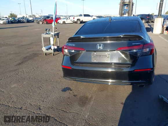 2022 Honda Civic Sedan Sport with VIN 2HGFE2F54NH604584, listed as a IAAI auction lot 41865433 with 23,005 mi miles. Bid and sale history available at carsss.com. Image 17.