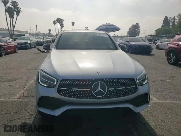 2021 Mercedes-Benz GLC 300 with VIN W1N0J8EB1MF874553, listed as a Copart auction lot 57517415 with 62,413 mi miles and Salvage title. Bid and sale history available at DreamBid. Image 14.