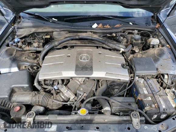 2004 Acura RL w/Navigation System with VIN JH4KA96604C007250, listed as a Copart auction lot 49997655 with 236,342 mi miles and Salvage Title. Bid and sale history available at DreamBid. Image 11.