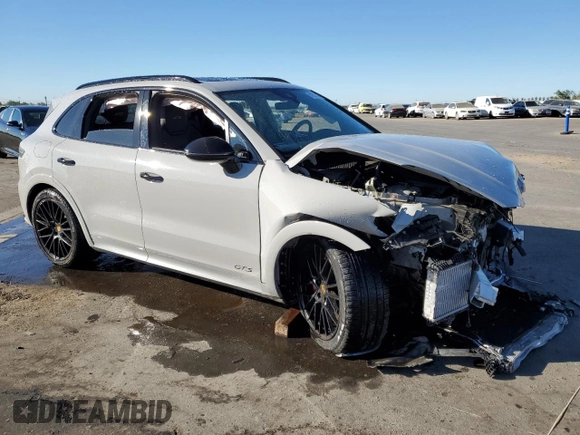 2021 Porsche Cayenne GTS with VIN WP1AG2AY3MDA34642, listed as a Copart auction lot 67523994 with 23,348 mi miles and Salvage title. Bid and sale history available at DreamBid. Image 4.
