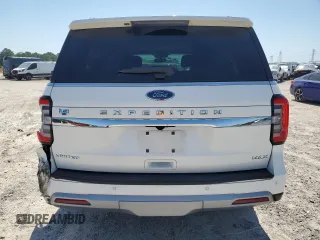 2023 Ford Expedition Max Limited with VIN 1FMJK2A88PEA33853, listed as a Copart auction lot 56863465 with 38,773 mi miles and Salvage title. Bid and sale history available at DreamBid. Image 6.