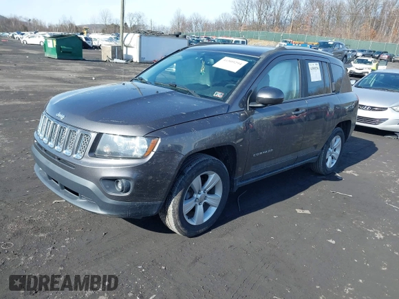 2017 Jeep Compass High Altitude with VIN 1C4NJDEB1HD111889, listed as a IAAI auction lot 41509294 with 104,038 mi miles. Bid and sale history available at carsss.com. Image 2.