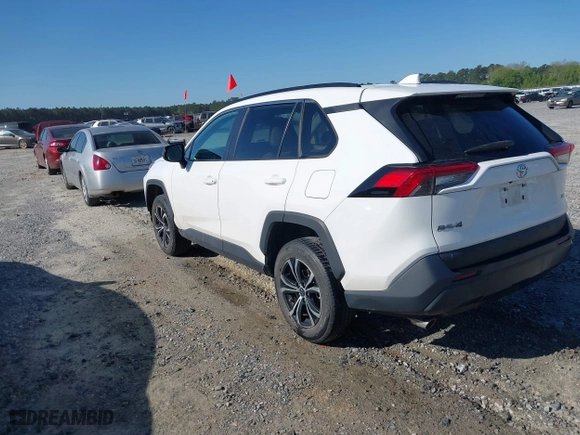 2021 Toyota RAV4 LE with VIN 2T3H1RFV0MW115299, listed as a IAAI auction lot 42030049 with 38,446 mi miles. Bid and sale history available at carsss.com. Image 3.