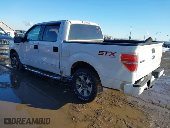 2014 Ford F-150 XL with VIN 1FTFW1EF8EKE30169, listed as a IAAI auction lot 41633608 with 188,642 mi miles. Bid and sale history available at carsss.com. Image 3.