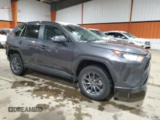 2024 Toyota RAV4 Hybrid XLE Premium with VIN 2T3BWRFV4RW189355, listed as a Copart auction lot 85818624 with 32,504 mi miles and Salvage Title. Bid and sale history available at DreamBid. Image 4.